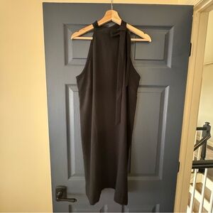 Elegant Black Halter Dress